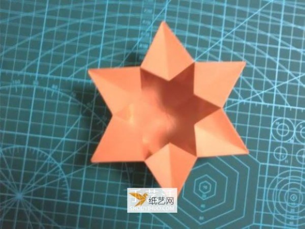 Share with you the diagram of how to fold a six-pointed star box