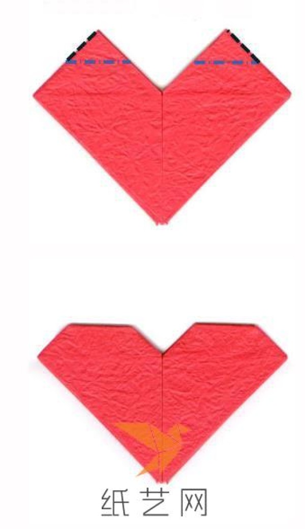 Romantic origami making tutorial for Valentine’s Day gift