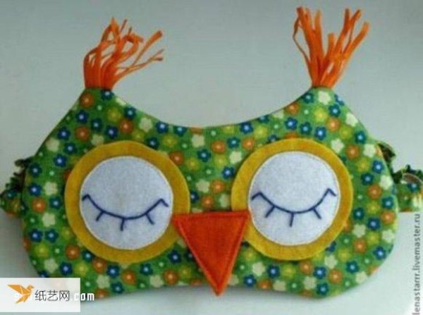 Very easy to use and fun tutorial on how to make non-woven owl eye masks