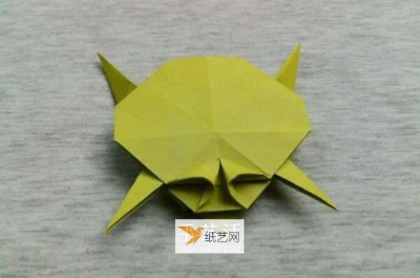 Detailed explanation of the steps of three-dimensional frog origami