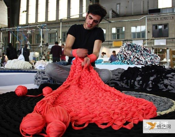 Andrea Brena is a good man who knits sofas with his own hands!