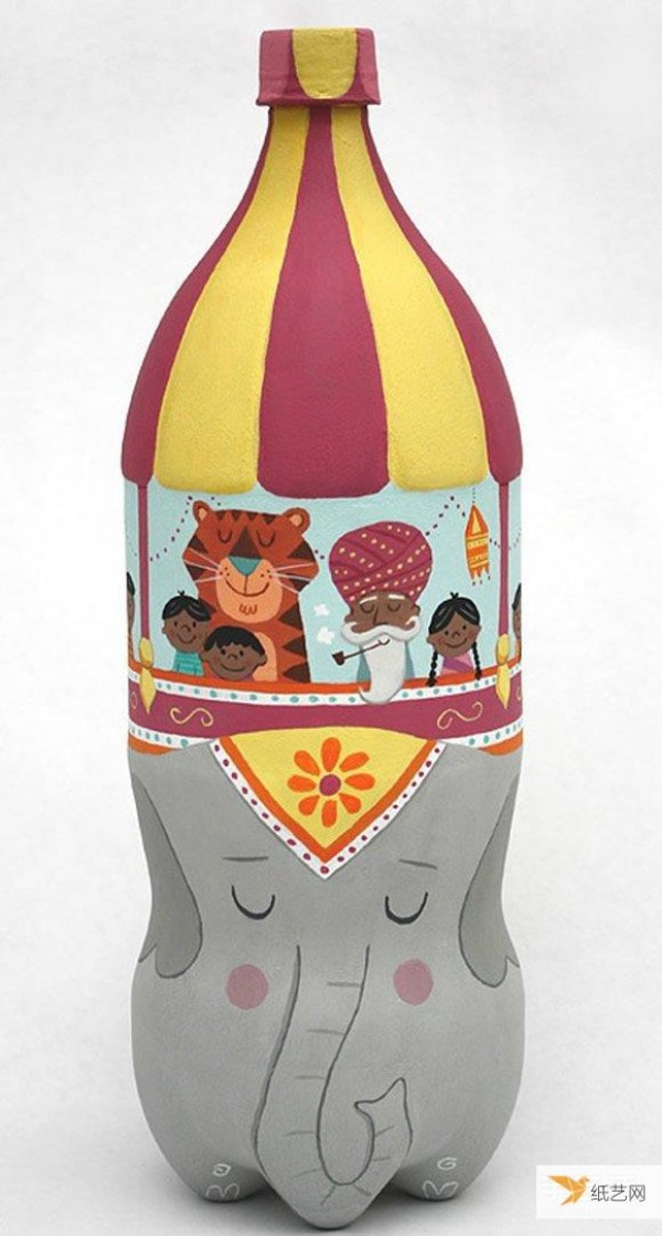 Use a little creativity to turn bottles into treasures and make cartoon bottle hand-drawn pictures