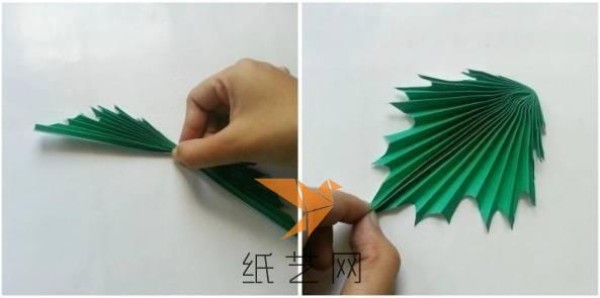 Simple origami maple leaf making tutorial