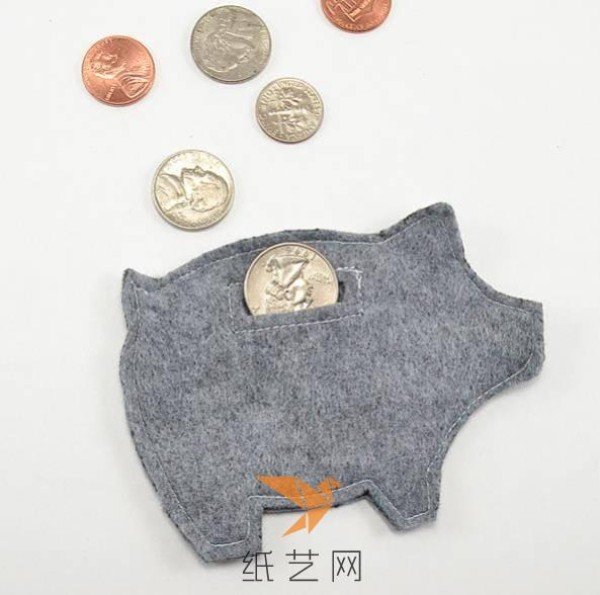 Cute piggy coin purse making tutorial