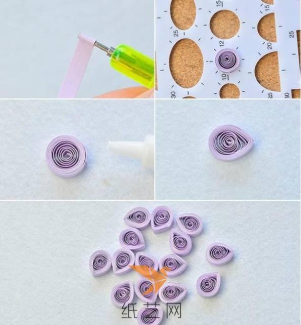 Tutorial on how to make a paper quilled flower beaded necklace for the New Year gift