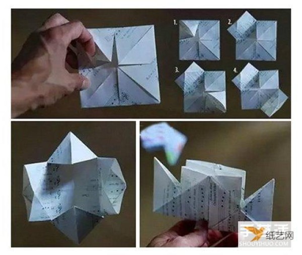 Illustrated tutorial on how to fold a particularly simple origami ship for children