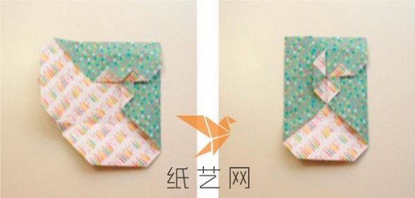 Tutorial on how to make a windmill-shaped origami envelope