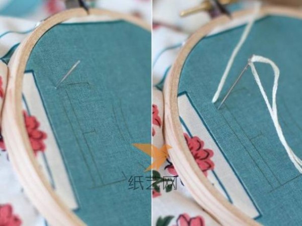 Beautiful embroidery pattern decoration making tutorial