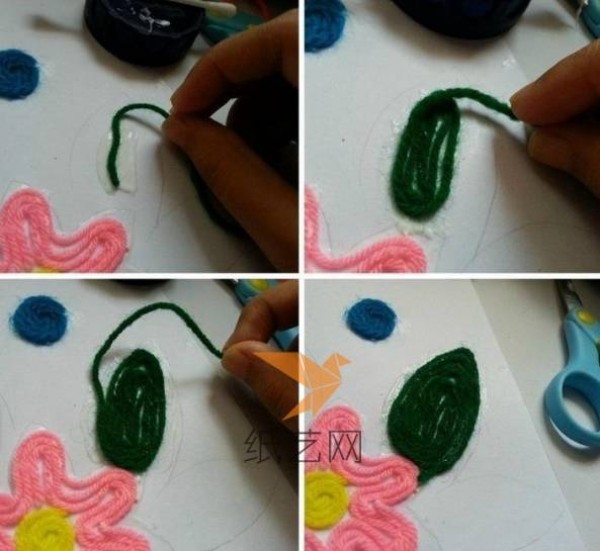 Fantastic childrens handmade yarn drawing tutorial