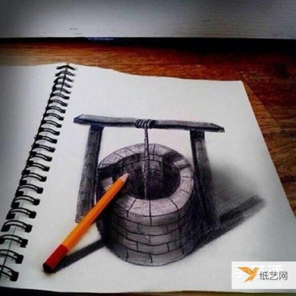 Pictures of creative 3D paintings that “jump out of paper”