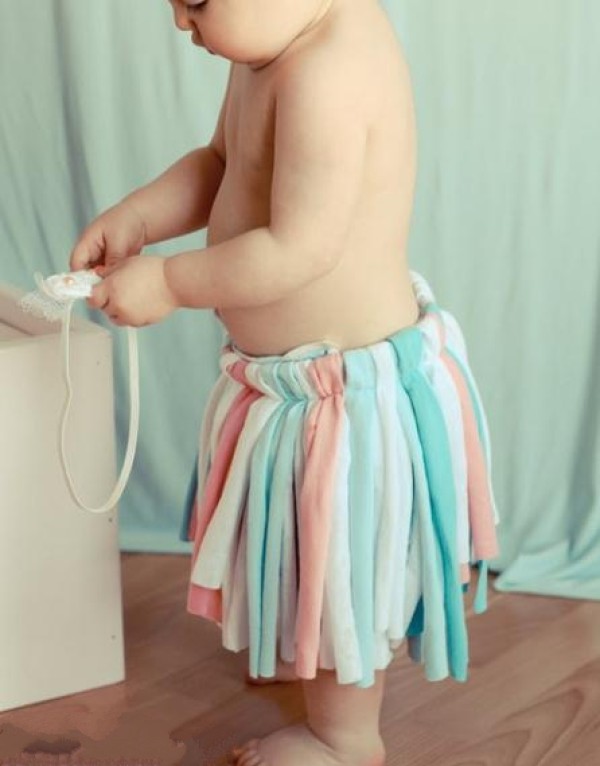 Simple and cute baby skirt making tutorial