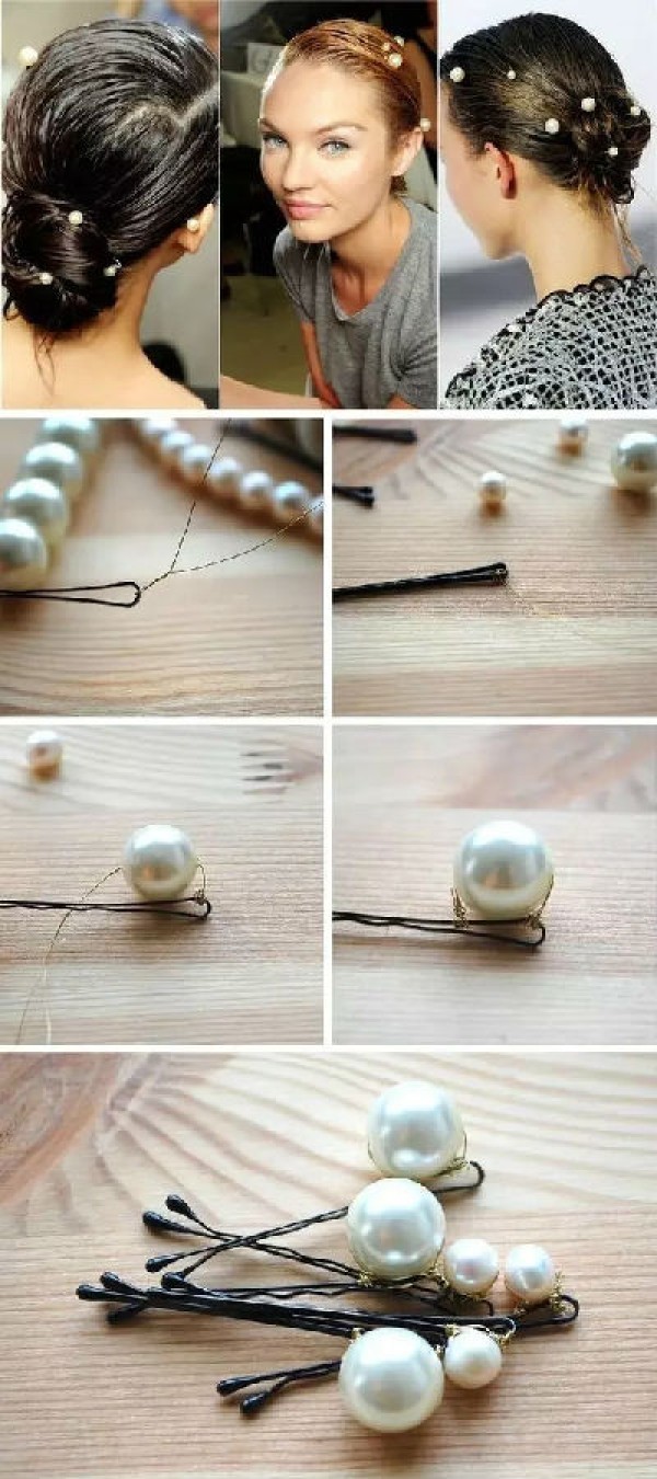 DIY beaded hairpins, small and cute hairpins can be made by yourself!