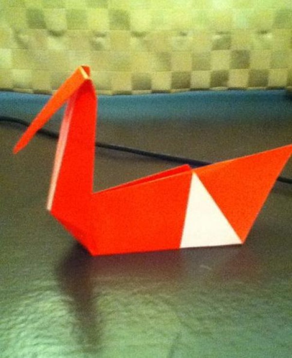 How to make origami swans for children