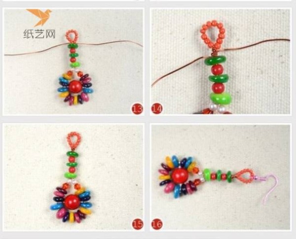 Beading Tutorial Colorful Fruit Candy Sweet Beaded Earrings Making Tutorial