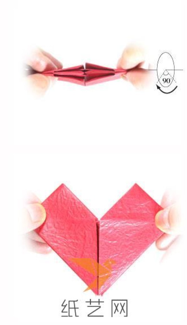 Romantic origami making tutorial for Valentine’s Day gift