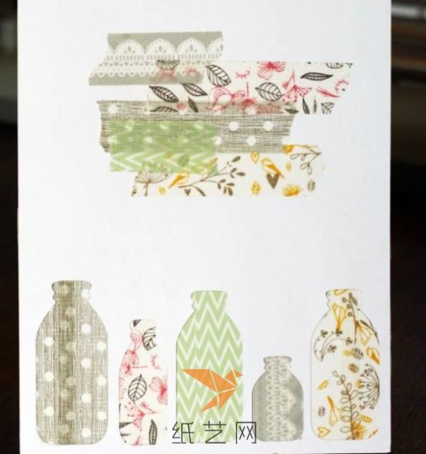 Simple and beautiful washi tape tutorial for making greeting cards