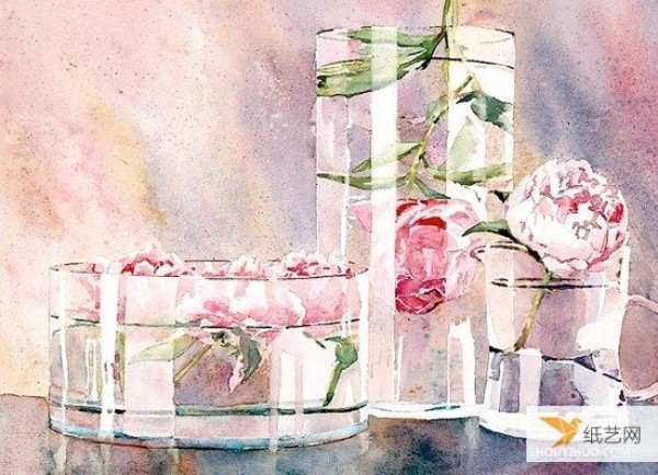 Appreciation of pictures of Delphine Poussots beautiful watercolor paintings