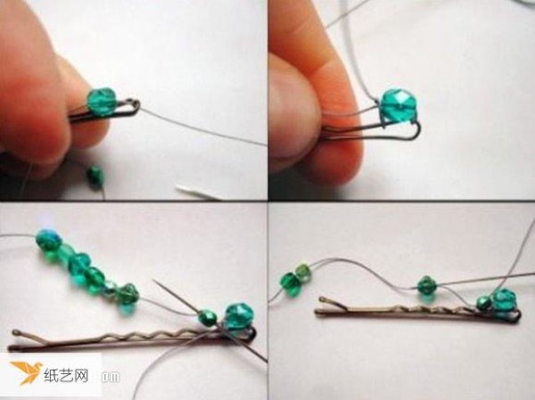 How to make handmade personalized beaded hairpins full of ethereal inspiration