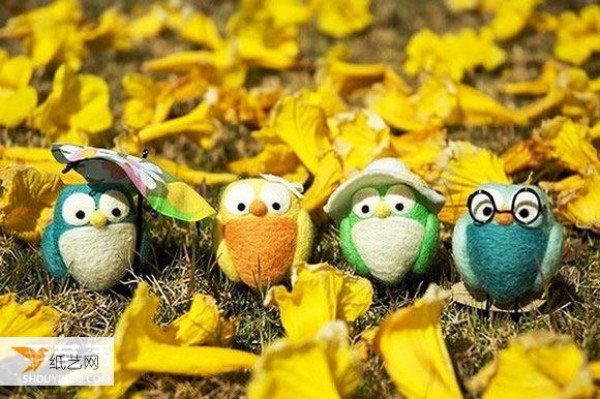 Use wool felt to create healing Angry Birds crafts