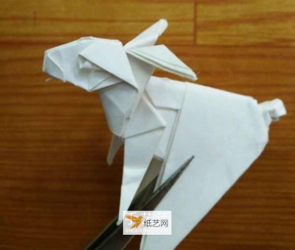 How to make a complicated rabbit using origami