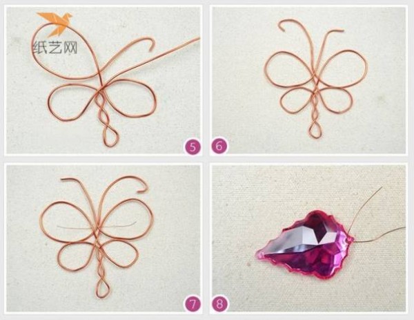 Braiding Tutorial Copper Wire Braiding Rhinestone Butterfly Making Tutorial