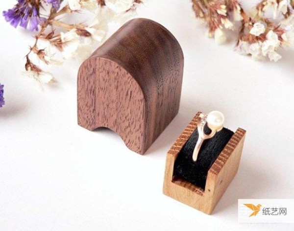 Wooden storage box that looks rustic and warm, specially made for jewelry