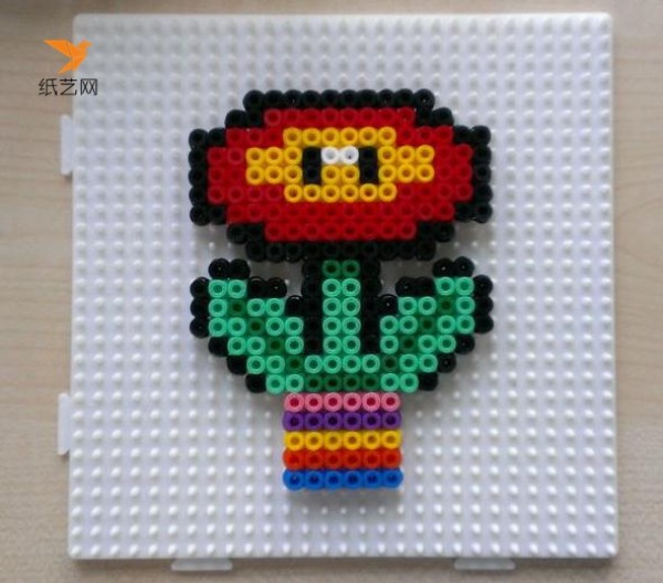 Detailed tutorial on how to make the flowers in the Super Mario game using Pinpin Doudou