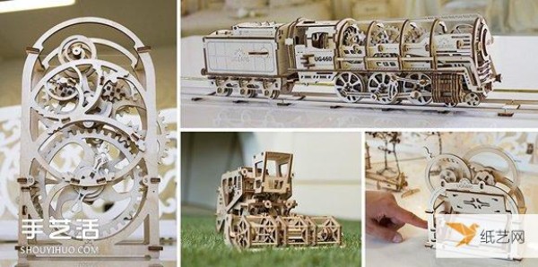 A very unique self-driven mechanical gear train model