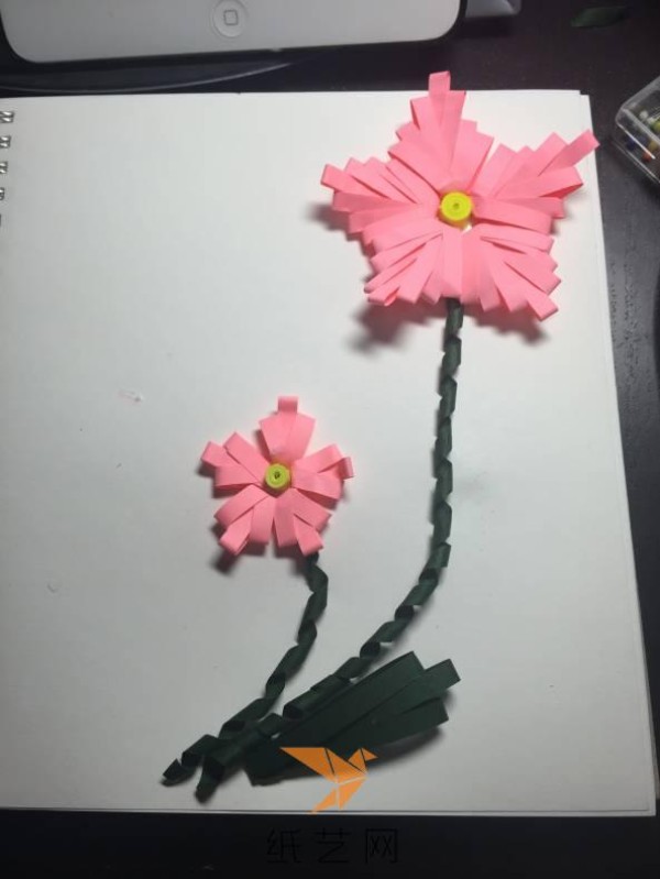 Parent-child handmade paper sunflower tutorial