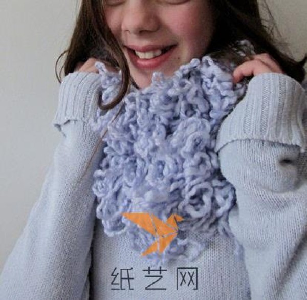 How to make a scarf without knitting