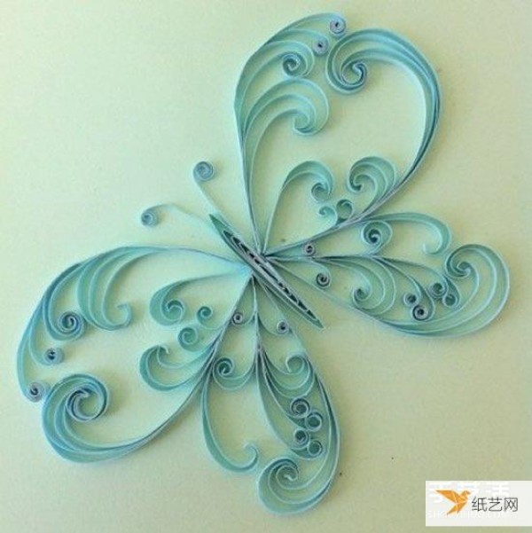 Appreciation of pictures of hand-made particularly beautiful paper quilling works