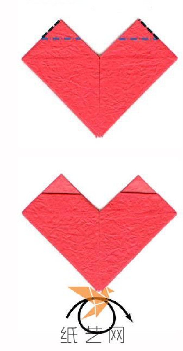 Romantic origami making tutorial for Valentine’s Day gift