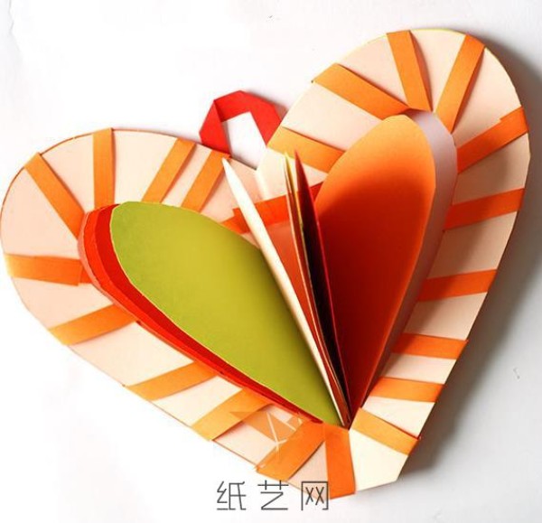 Childrens handmade heart-shaped book Mothers Day gift making tutorial