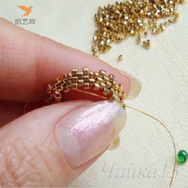 Beading Tutorial Beaded Flower Ring Making Tutorial