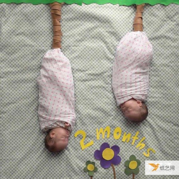 Photography of 8-month-old premature twin sisters of popular celebrities