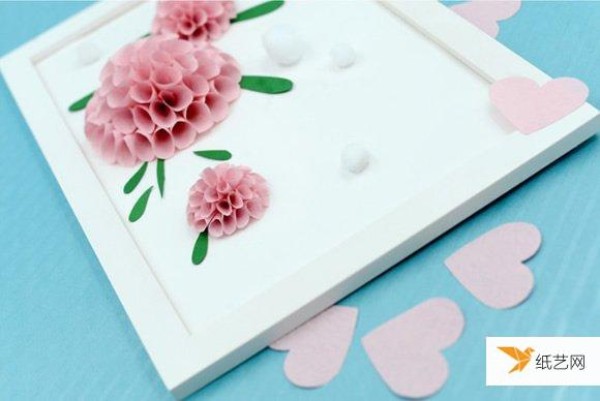 Tutorial on how to make a seemingly simple personalized three-dimensional flower decorative painting