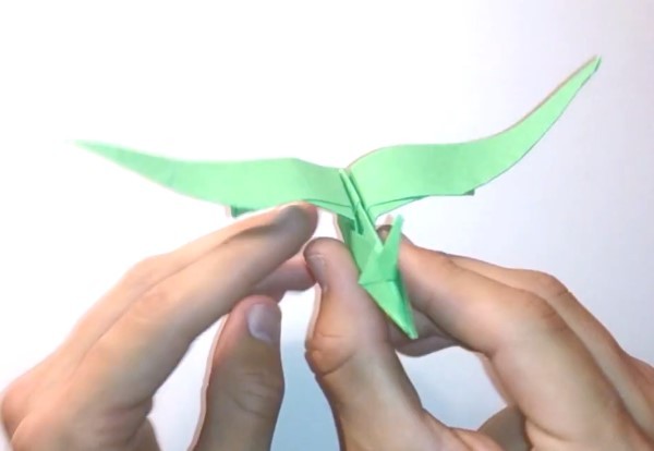 Origami Dinosaur Encyclopedia - Origami Pterosaur Origami Video Tutorial