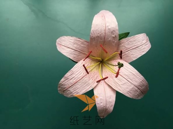 paper art lilies