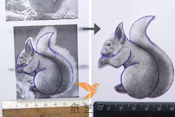 Super exquisite little squirrel brooch New Year gift making tutorial