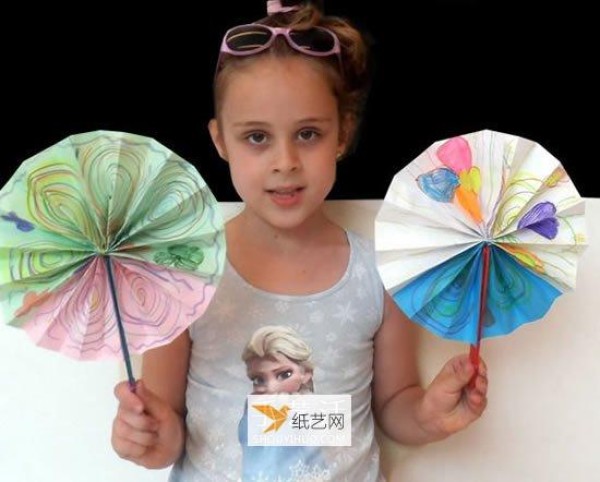 How to make a personalized circular fan for children