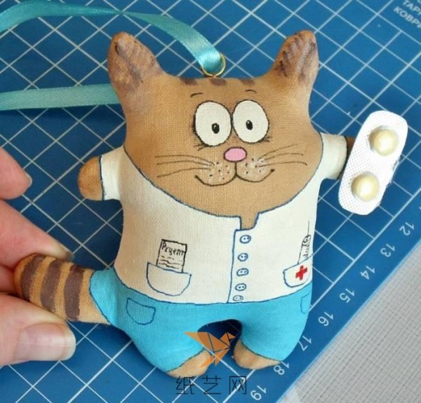 Cute Fabric Kitten Doctor Doll Making Tutorial