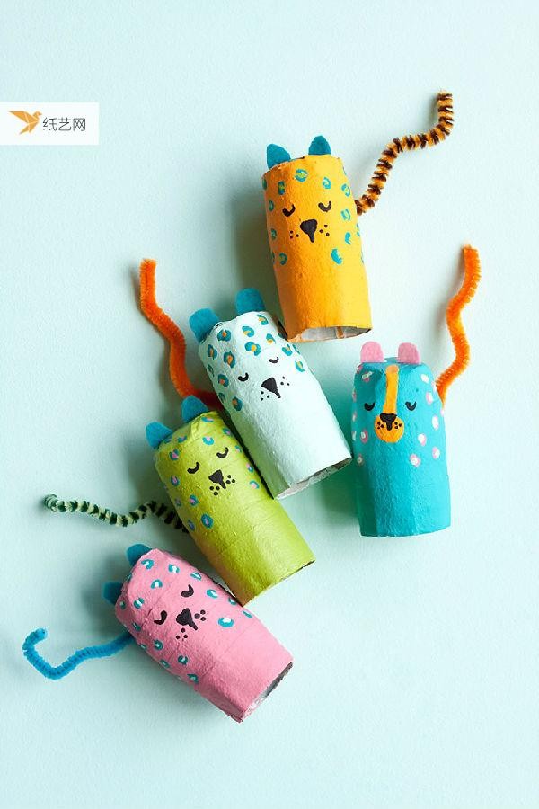 Super cute, turn waste into treasure, tutorial on making decorative kitten dolls from newspapers