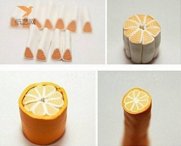 Pottery tutorial Fragrant and sweet soft clay orange slice earrings pottery making tutorial