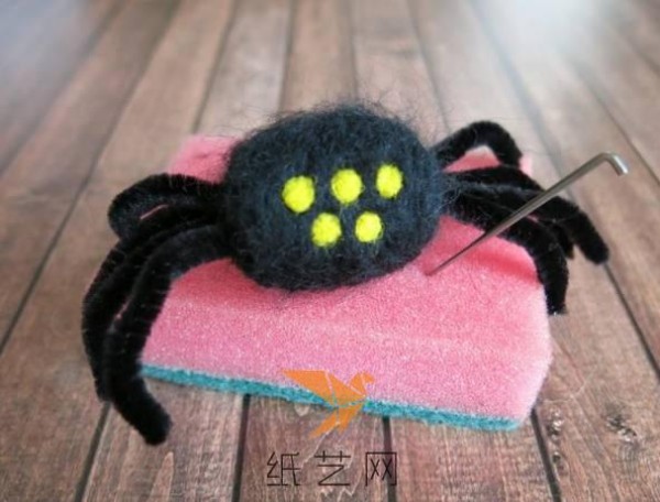 Halloween handmade scary spider making tutorial