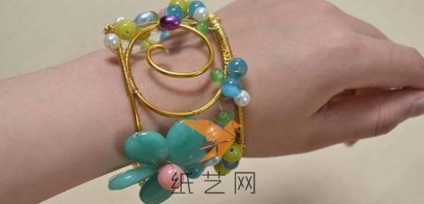 Gorgeous Beaded Wire Bracelet Making Tutorial