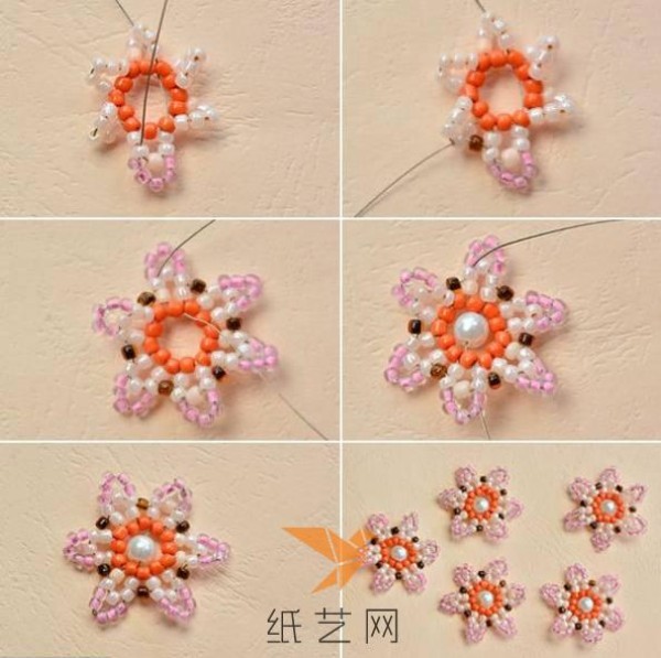 Beautiful Beaded Flower Necklace Tutorial