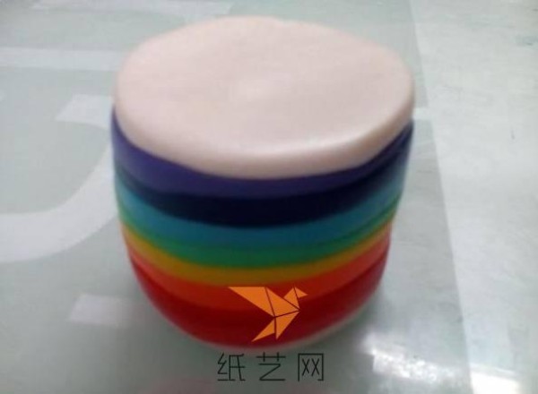 Delicious Super Light Clay Rainbow Cake Keychain Making Tutorial