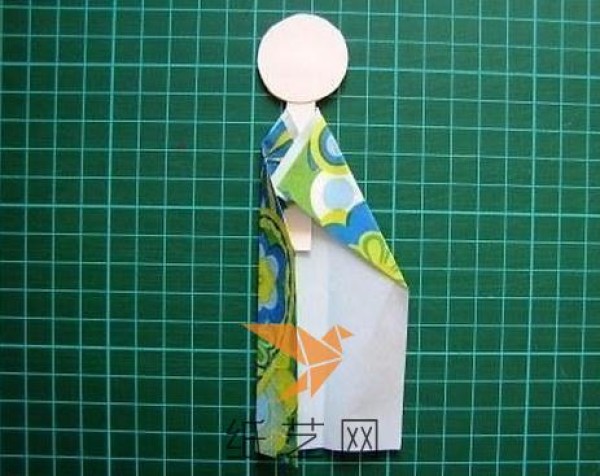 Bookmark making tutorial for a beautiful girl in kimono