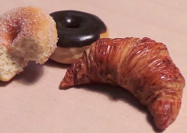 Clay croissant tutorial | Handmade soft clay ultra-light clay food list