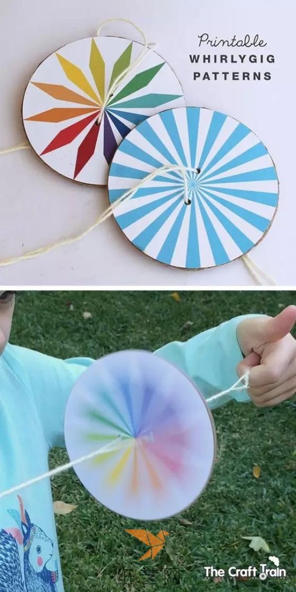 Super simple cardboard making rotating color card illustrated tutorial